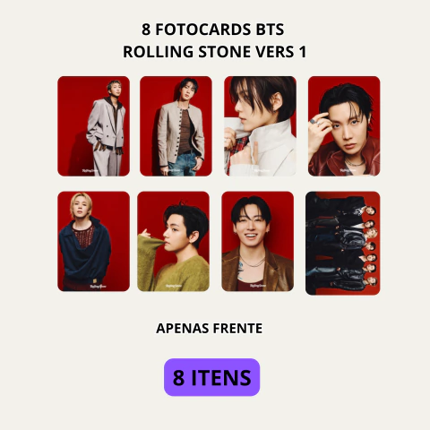 FOTOCARDS BTS ROLLING STONE 2026 FAN MADE