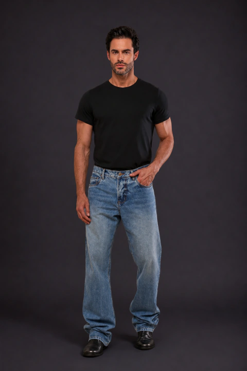 Calça Jeans Masculina Clara