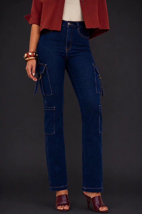 Calça Cargo Feminina