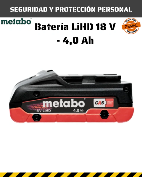 Batería Metabo LIHD 4.0 Ah