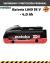 Batería Metabo LIHD 4.0 Ah