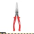 Pinza Punta Media Caña Industrial Aislada 1.000v Bremen 3956 3957 - comprar online