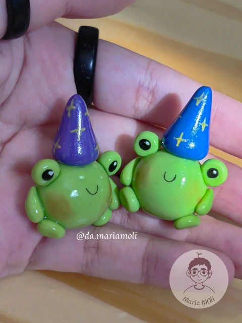 Sapo Mago Artesanal Mini colecionável