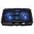 Suporte Notebook Megabyte Com 4 Cooler Ventoinhas Base Mesa Led Refrigerada Ventilação Silenciosa Cor Preto Led Azul Laptop Notebook Até 17 Polegadas - loja online