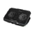Suporte Notebook Megabyte Com 4 Cooler Ventoinhas Base Mesa Led Refrigerada Ventilação Silenciosa Cor Preto Led Azul Laptop Notebook Até 17 Polegadas