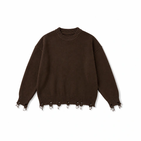 Sweater Tejido Chocolate
