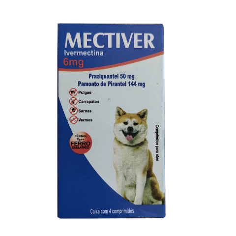 Ivermectina - Cães e Gatos 2,5kg a 30kg 4 Comprimidos na internet
