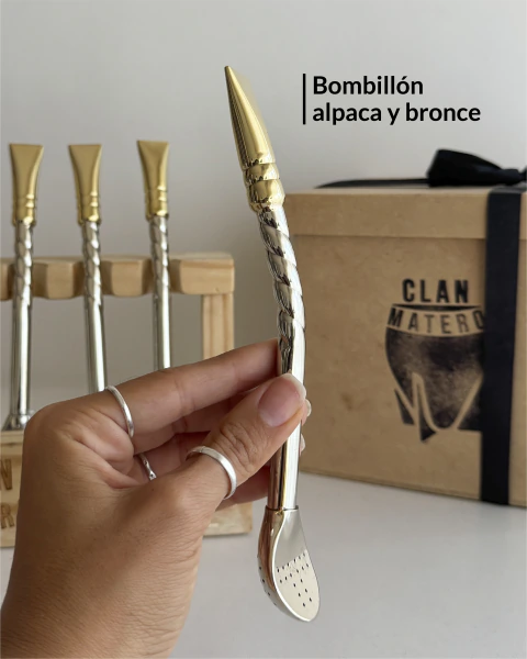 Bombillón alpaca artesanal