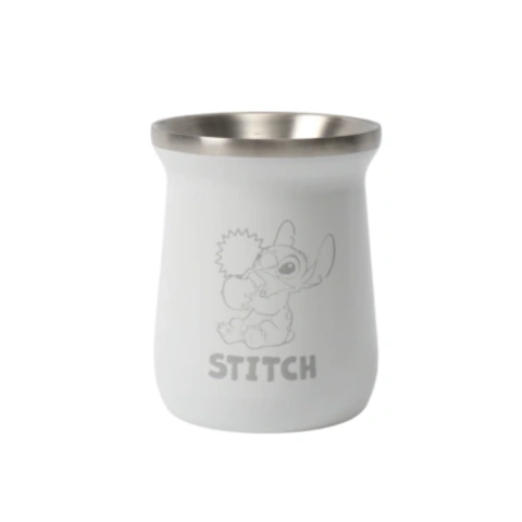 Mate de Stitch sin tapa blanco