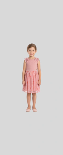 Vestido Punho Feminino Angerô Coleção Primavera Verão 2026 - Ref. 37243