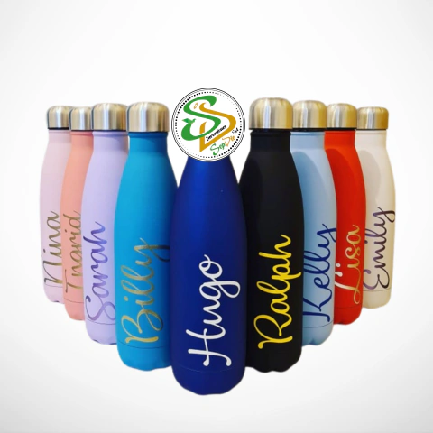 Botella Acero Inoxidable Sport Doble Pared 500ml Personalizada