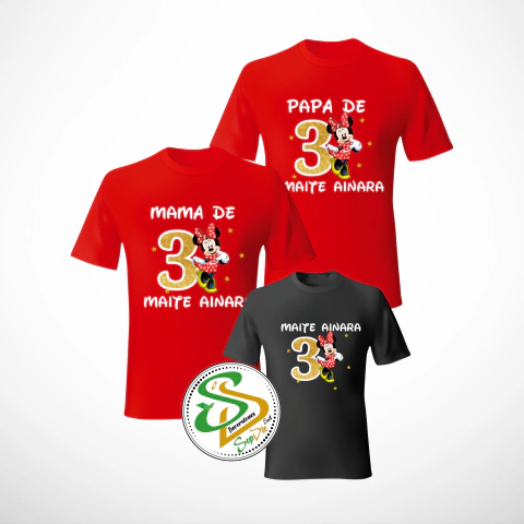 Poleras de Algodón Personalizadas para Cumpleaños | Niños y Adultos