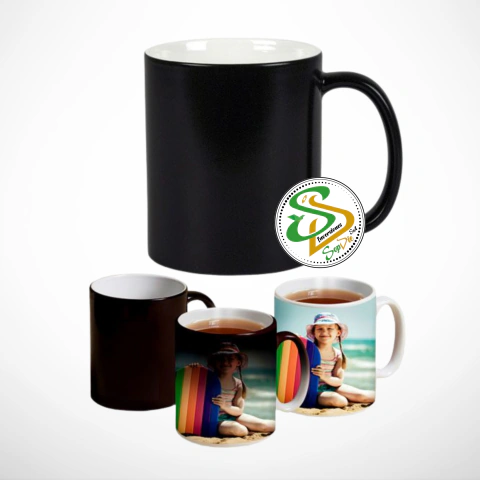 Taza Mágica 11oz Personalizada con Interior de Color | Con Envoltura Temática Premium