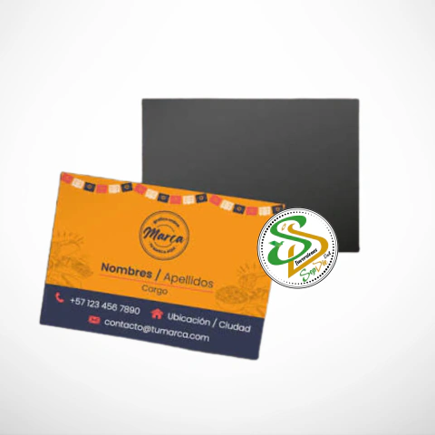 Tarjetas de Presentación Imantadas en Papel Fotográfico 230g