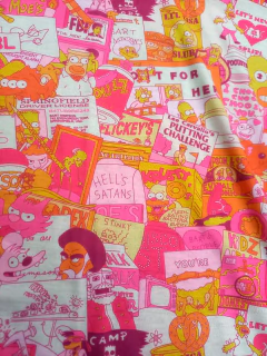 Los Simpson Pattern Remera - Coloboy - Indumentaria y accesorios