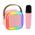 Parlante Karaoke Bluetooth con Micrófono y Luces RGB Infantil - tienda online