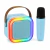 Parlante Karaoke Bluetooth con Micrófono y Luces RGB Infantil