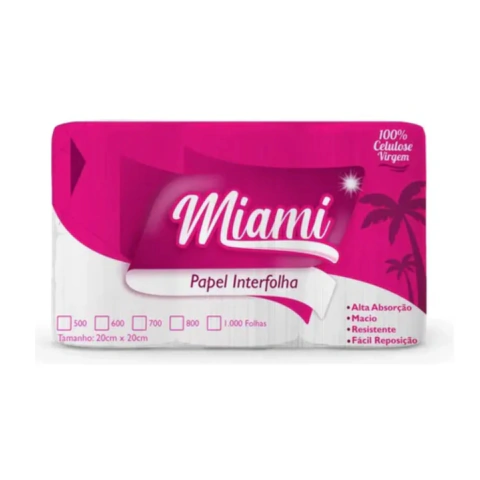 Papel Interfolha 100% Celulose Miami 20X20