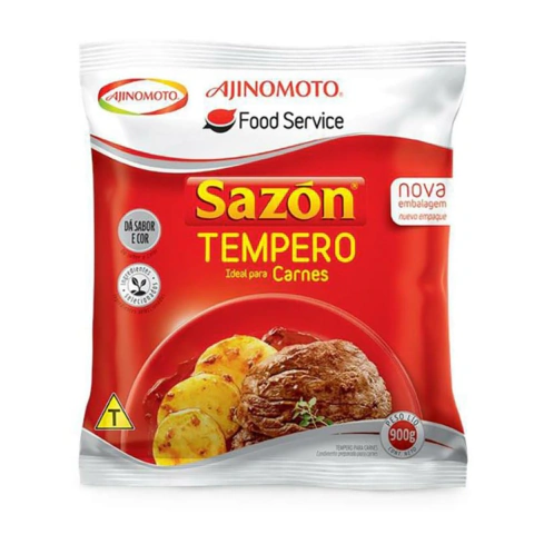 Tempero Sazon Carne 900G Vermelho