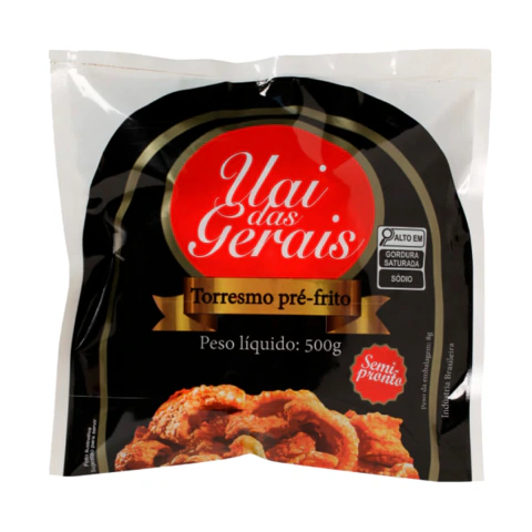 Torresmo Congelado Banha Uai Das Gerais 500G Pre Frito