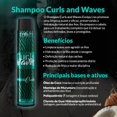 KIT HOME CARE PARA CACHOS | CURLS AND WAVES - EVOLPY LISS na internet