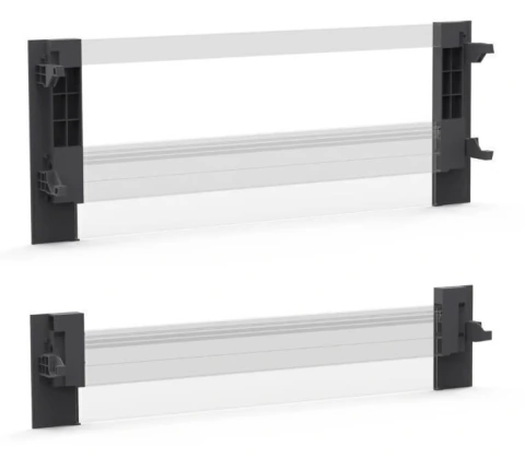 FIJACION FRENTE EUROSLIM H 178MM 500 ANTRACITA