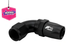 Conexão 8AN / AN8 Curva 90° graus para Mangueira Aeroquip - Black Edition