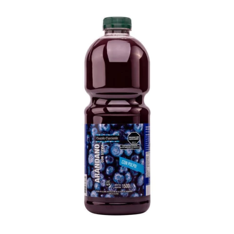 JUGO DE ARANDANOS CON STEVIA 1.5L - CUARTO CRECIENTE