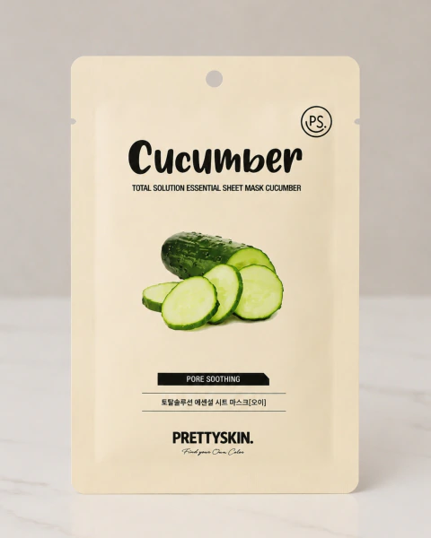 Máscara Facial Cucumber (Pepino) - Prettyskin