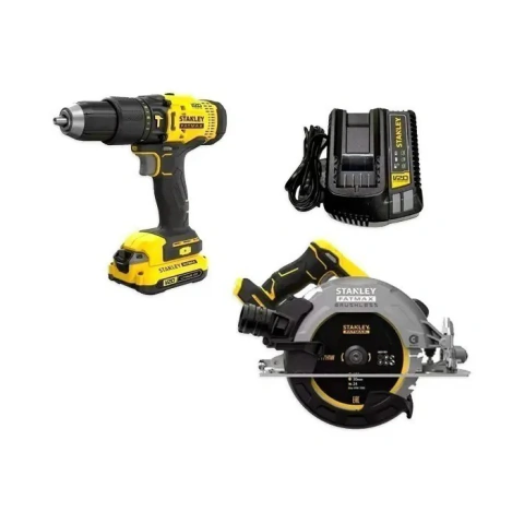 Combo Taladro Sierra Circular 20V Stanley SSDC750-AR