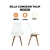 Silla Comedor Tulip Blanca Nebraska NHSC0010B - comprar online