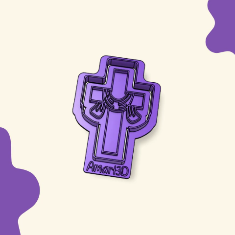 Cortador e marcador - Cruz 7cm - comprar online