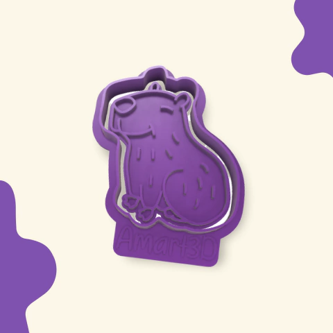 Cortador e marcador - Capivara 6cm - comprar online
