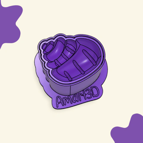 Ejetor para brigadeiro - Concha do mar 3D