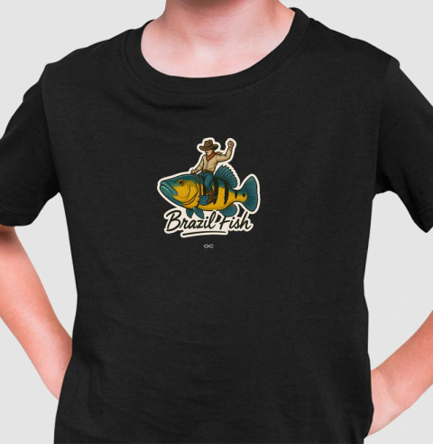 Camiseta Infantil Algodão – BR Fish