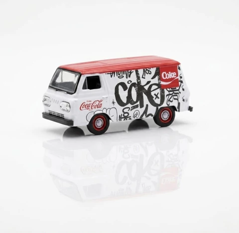 M2 Machines 1969 Ford Mustang Funny Car Coca-cola Lacrado Vermelho