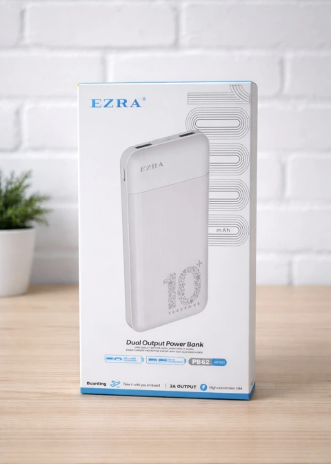 CARGADOR PORTATIL EZRA 10.000 MAH