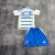 Conjunto Infantil Cruzeiro II 25/26 Adidas - Branco azul - comprar online