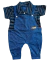 Macacão Bebê Estilo Jardineira com Camisa Polo - comprar online
