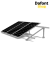 Kit Soporte P/ 4 Paneles Solares Techo Plano Aluminio 15-30 Grados - comprar online