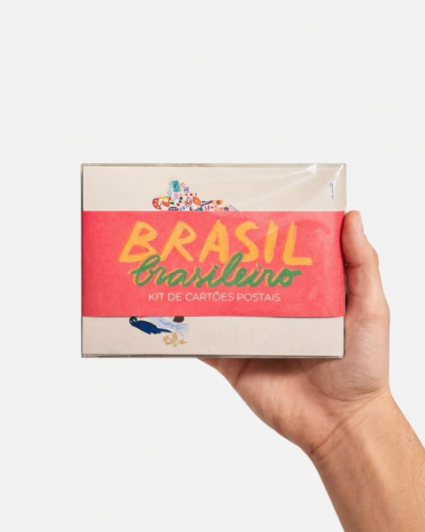 Kit Postal Brasil Brasileiro Ela Marte