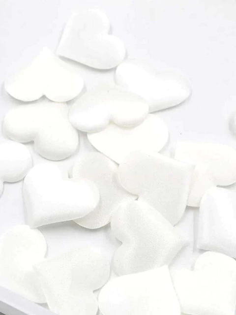 Petalos de Corazón Blanco 50u