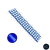 Módulo Injetado Led SMD 3030 c/ 3 leds 12v 3w IP67 Mega Lente Azul - comprar online
