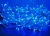 Cascata Led 8 Funções Azul 10 Metro 400l Fio branco - Paris Leds