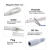 Mangueira Led Neon IP67 12V Branco Frio 6000K - 6500K 50m na internet