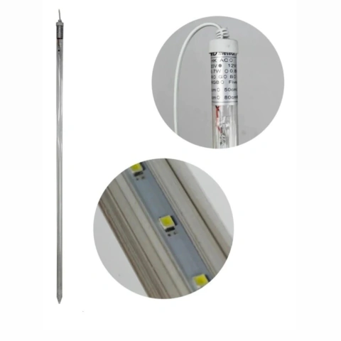 Tubo Meteoro Snowfall Led 1 Metro Branco Quente 220v
