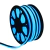 Mangueira Led Neon IP67 12V Azul 50m - comprar online