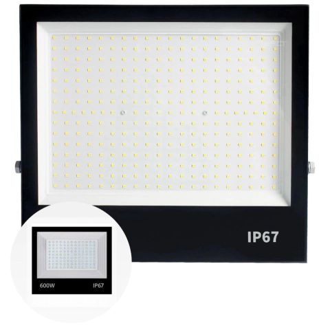 Refletor Led SMD 600w Branco Frio 6000K - 6500K - comprar online
