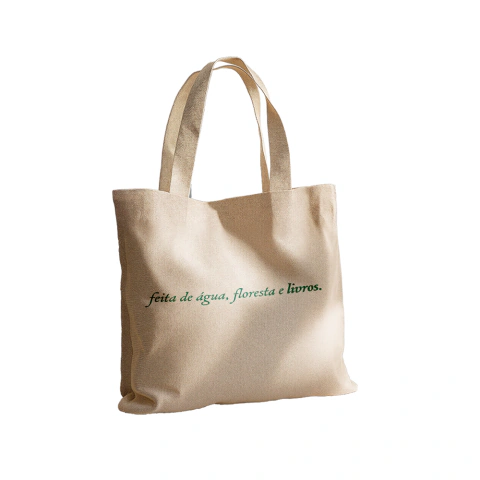Bag "Feita de água, floresta e livros"