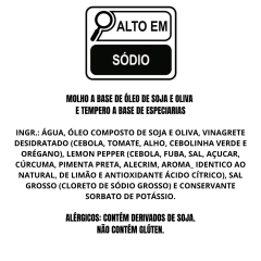Molho Vinagrete FOTIA 230g – Pronto para Churrasco, Fresco e Sabor Caseiro, Ideal para Carnes e Acompanhamentos